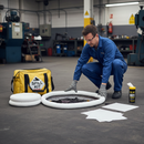 Heavy Duty Oil and Fuel Spill Kit in Hi-Vis Shoulder Bag - 50L