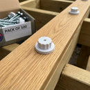 175mm Moulded Head Composite to Timber Washers (Pack of 100)