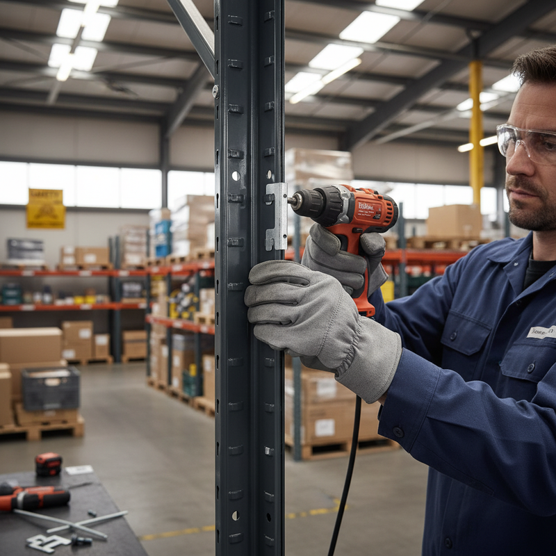 Pack of 6 Heavy Duty Unit Connectors for Industrial Shelving