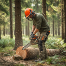 Premium Enhanced Forestry Helmet Kit with M3 Face Visor and Hearing Protection for Chainsaw & Brush Cutting