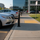 Premium Replaceable Plastic Bollard with Recycled Material - Easy Installation and Impact Absorption Features
