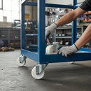 Premium 50mm Swivel Bolt Hole Twin Wheel Castor with M10 Bolt Hole