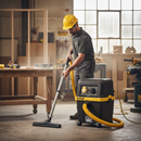 Professional Heavy Duty Wet & Dry M-Class Dust Extractor with H13 Filtration and Automatic Suction Cut-Off for Safe Dust Extraction