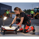 Premium High-Visibility Women's Trousers with 4-Way Stretch, Adjustable Waist, and Detachable Holster Pockets