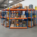 5x Heavy Duty Industrial Shelving - 2440mm High - 400kg Capacity - Chipboard