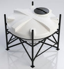 1500 Litre 45° Cone Tank, UV Polyethylene, 2in Drainage (view 2)
