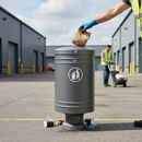 Premium Heavy Duty 60L Outdoor Litter Bin with Self-Extinguishing Lid and Easy Maintenance Features