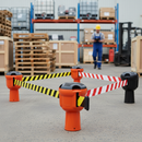 Professional Retractable Barrier System with 9m High Visibility Tape for Safe Area Cordoning