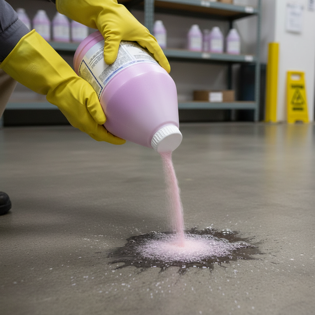 Professional Acid Spill Neutralizer - 4KG Bottle for Safe Disposal