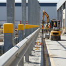 Premium Yellow Plastic RSJ Armco Barrier Post Top Cap for Enhanced Safety and Visibility