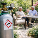 Compressed Gas Label – 1mm Rigid Plastic – Indoor/Outdoor