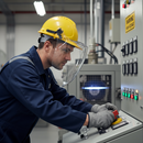 Premium Industrial Visor with Enhanced Electrical Arc Protection and Anti-Fog Coating for Safety and Clarity