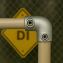 90° Elbow Clamp Fitting 125-D – Heavy-Duty, Precision-Engineered for Secure Handrail & Safety Systems!