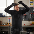 Premium Flame Resistant Underwear Top - Half-Zip, 68% Merino Wool for Cold Weather Protection