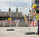 Premium Heavy Duty Eco Temporary Fence Panel - 3.5m Wide and 2m High, Galvanized Steel for Robust Site Perimeter