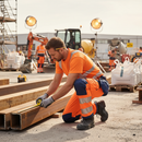 Professional Hi-Vis Trousers with 4-Way Stretch Fabric and Tapered Legs for Maximum Comfort and Durability