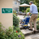 Evacuation Chair Signs – Indoor/Outdoor Use – Safety Signage