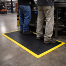 Anti-Fatigue Matting – Yellow Borders – Safety & Comfort – Industrial Use