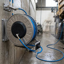 Stainless Steel Retractable Hose Reel 30m 3/8in 400 Bar