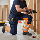 Premium High-Performance Hi-Vis Trousers with Stretch Panels and Holster Pockets for Enhanced Mobility and Comfort