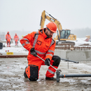 High-Performance Winter Boilersuit with Hi-Vis Reflective Strips