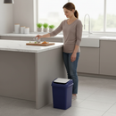 Premium 50 Litre Swing Top Bin in Blue - Durable, Easy-to-Use Waste Management Solution