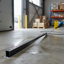 Premium PVC Threshold Drain with Stainless Steel Grating - 1 Metre Length for Efficient Water Management