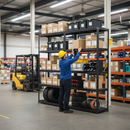 Heavy Duty Metal Garage Shelving - 1800mm High - 90/130kg Capacity