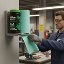 Professional 2 Litre Tubs of 100 Large Antiviral Wipes with 24cm Dry Wiper Roll (Full Box of 6)