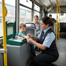 Professional Public Service Vehicle First Aid Kit with Assorted Dressings, Bandages, and Cleansing Wipes