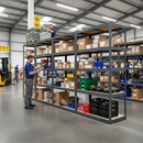 Premium Industrial Shelving - 2130mm High - 200/280kg Capacity - Grey