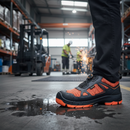 Premium Heavy Duty Safety Shoe with Aluminum Toe Cap and Textile Nail Protection for Outdoor Work