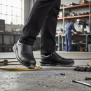 Premium Lace-Free Safety Shoe with Composite Toe, Water-Repellent, and Slip-Resistant Sole for Healthcare and Food Industry