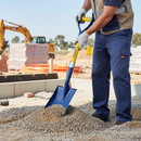 Premium Heavy Duty Square Nose Micro Shovel for Tight Spaces - Lightweight Fibreglass Handle, Perfect for Digging and Scooping Debris
