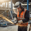 Premium Industrial Browguard System with Enhanced Face and Hearing Protection for Debris and Noise