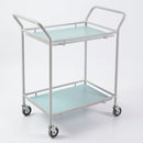 Small General Purpose Trolley with 2 Laminate Shelves (view 2)