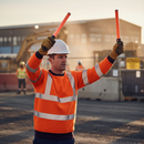 Premium Fire Retardant Hi-Vis Orange Sweatshirt with Reflective Tape, Ideal for Arc Flash Protection and Rail Safety Compliance