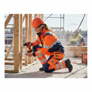 Professional Hi-Vis Orange/Navy Blue Women's Softshell Trousers with Holster Pockets and CORDURA® Reinforcement
