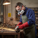 Premium Half Mask Respirator with P3 Filters for Welding and Dust Protection - Comfortable Thermoplastic Rubber Design