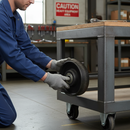 200mm Diameter Heavy Duty Wheel with 20mm Ball Bearing and 1100Kg Load Capacity