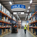 Premium End Sign Drop Supplementary Plate 870x275mm with RA1 Reflective Vinyl for Road Work Indication