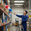 Premium Expandable Handle Feather Duster for Effective Dusting and Cleaning - High-Quality Professional Grade for Industrial and Commercial Applica...