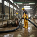 Premium Super Elastic Low Temp PVC Suction & Discharge Hose for Waste Management - Flexible, Abrasion Resistant, -40°C Performance