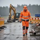 Premium Hi-Vis Waterproof Over-Trousers for Extreme Weather with Adjustable Leg Hems and Durable Reinforcement