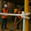 12mm White Polypropylene Rope 3 Strand - 75m Coil