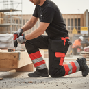 Premium High-Visibility Professional Driver's Trousers with Inner Knee Pad Pockets and Expanding Back Pockets - Certified EN ISO 20471 Class 1