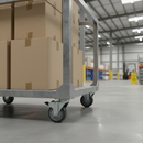 125mm Heavy Duty Braked Swivel Plate Castor with Anti-Static Features