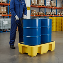 Premium Spill Pallet for 2 x 205L Drums - Heavy Duty Containment Solution