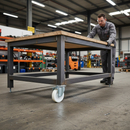 200mm Fixed Plate Heavy Duty Castor Nylon Wheel with Roller Bearing