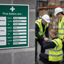 Safety Signs – Space for 3 – Customizable – Workplace Use